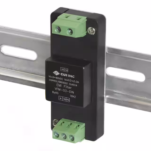 VFM-03-DIN CUI Inc.  Netzfiltermodule